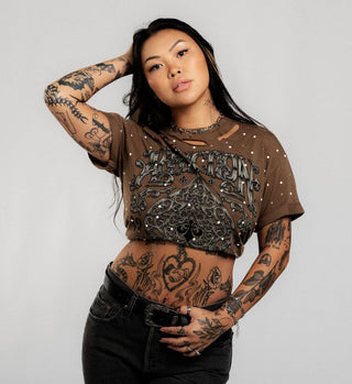 Affliction Women's T-shirt Polaris