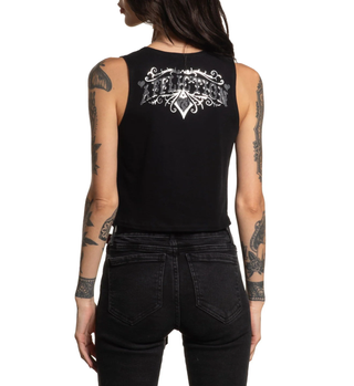 Affliction Women's Tank Tops Queen of Spades