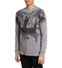 Affliction Men's Thermal Long Sleeve Shirt River Styx