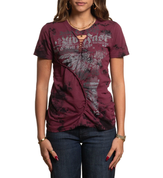 Affliction Women's T-shirt Rock Speed
