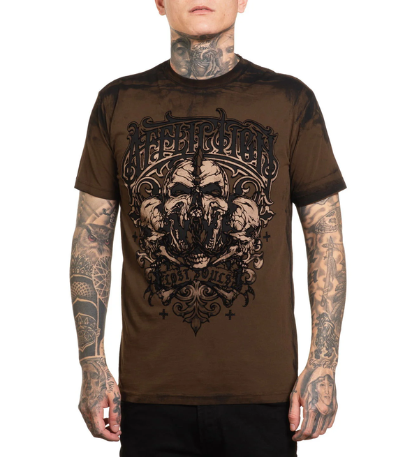 Affliction Men's T-shirt Screaming Earth