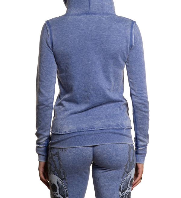 Affliction Women’s Burnout Hoodie Shred Fest