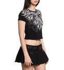Affliction Women's T-shirt Skeleton