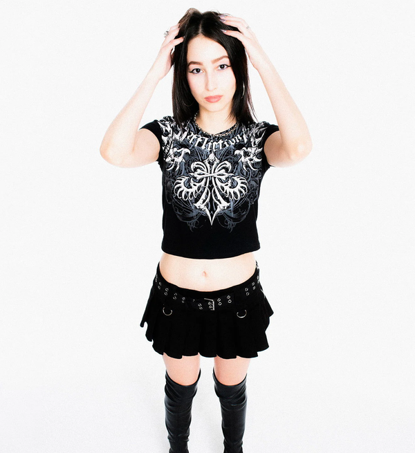 Affliction Women's T-shirt Skeleton