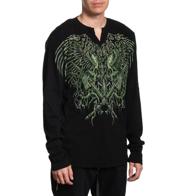 Affliction Men's Long Sleeve T-shirt Toxic Wrath