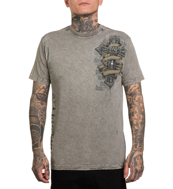 Affliction Men's Reversible T-shirt Wage Chaos