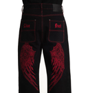 Affliction Men’s Jeans Wide Leg Wings Inseam 32