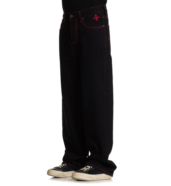 Affliction Men’s Jeans Wide Leg Wings Inseam 32