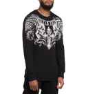 Affliction Men's Thermal Shirt Winged UP