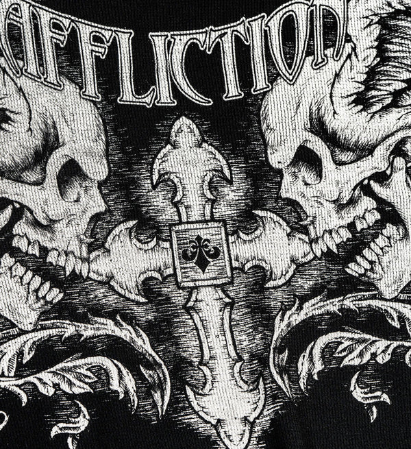 Affliction Men's Thermal Shirt Winged UP