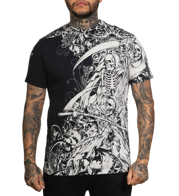 Xtreme Couture By Affliction Men's T-shirt Dark Hallucination