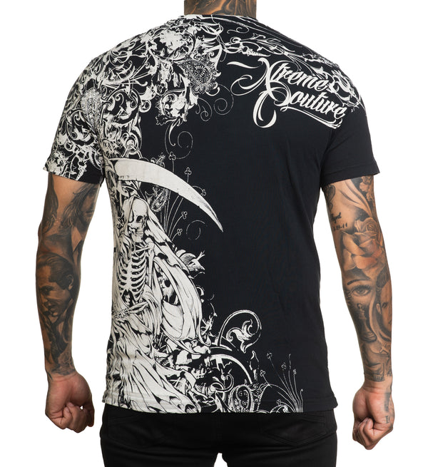 Xtreme Couture By Affliction Men's T-shirt Dark Hallucination