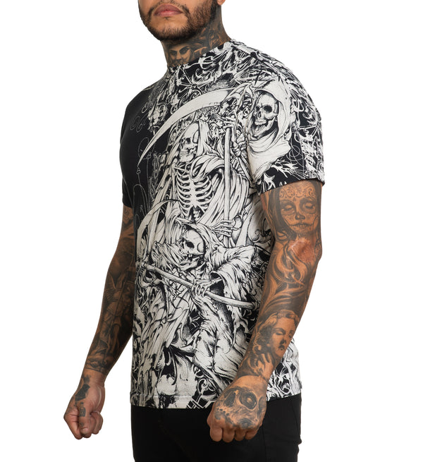 Xtreme Couture By Affliction Men's T-shirt Dark Hallucination