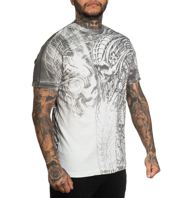 Xtreme Couture By Affliction Men's T-Shirt Proto Metal White