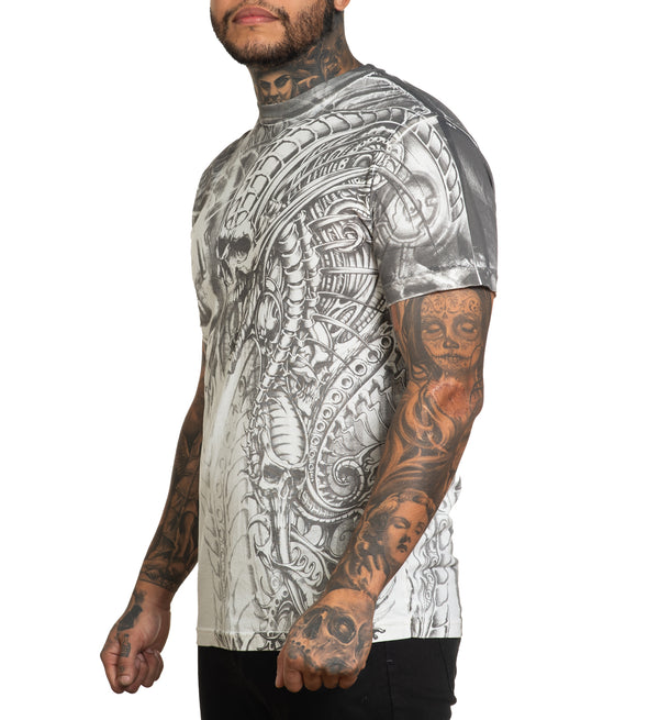 Xtreme Couture By Affliction Men's T-Shirt Proto Metal White