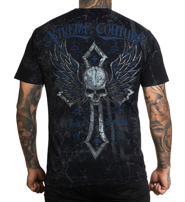 Xtreme Couture By Affliction Men's T-shirt Stone Warrior