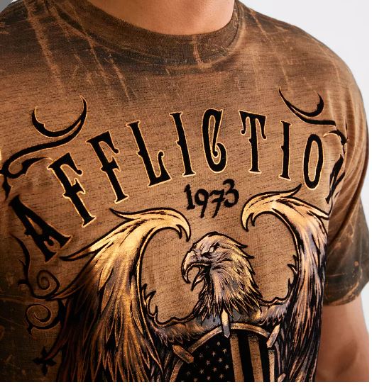 Affliction Men's T-shirt Iron Pledge