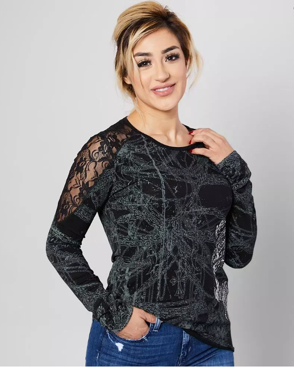 Affliction Women's T-shirt Chain Reaction T-Shirt