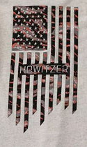 Howitzer Style Boy's T-Shirt Sharp Flag Military Grunt MFG