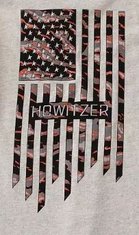 Howitzer Style Boy's T-Shirt Sharp Flag Military Grunt MFG