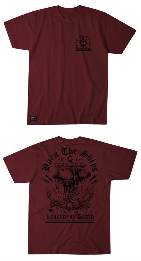 Howitzer Style Men's T-shirt Burn The Ships