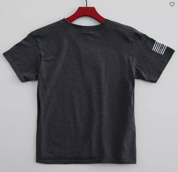 Howitzer Style Boy's T-Shirt Painted Freedom Military Grunt MFG