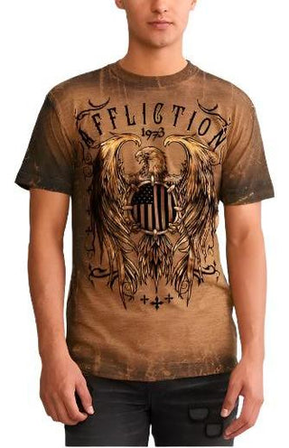 Affliction Men's T-shirt Iron Pledge
