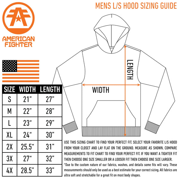 American Fighter Men's Zip Up Hoodie Kingsport