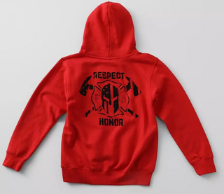 Howitzer Style Boy's Hoodie Respect Fire Military Grunt MFG  ^^
