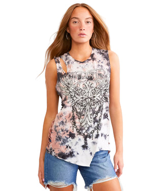Affliction Women's Tank Top Empower Panel