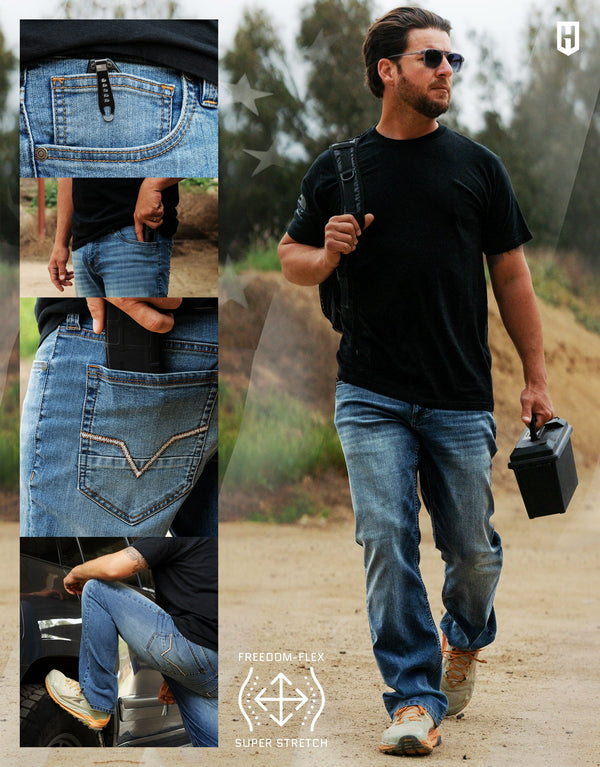 Howitzer Style Men's Denim Jean Freedom Neutral MFG