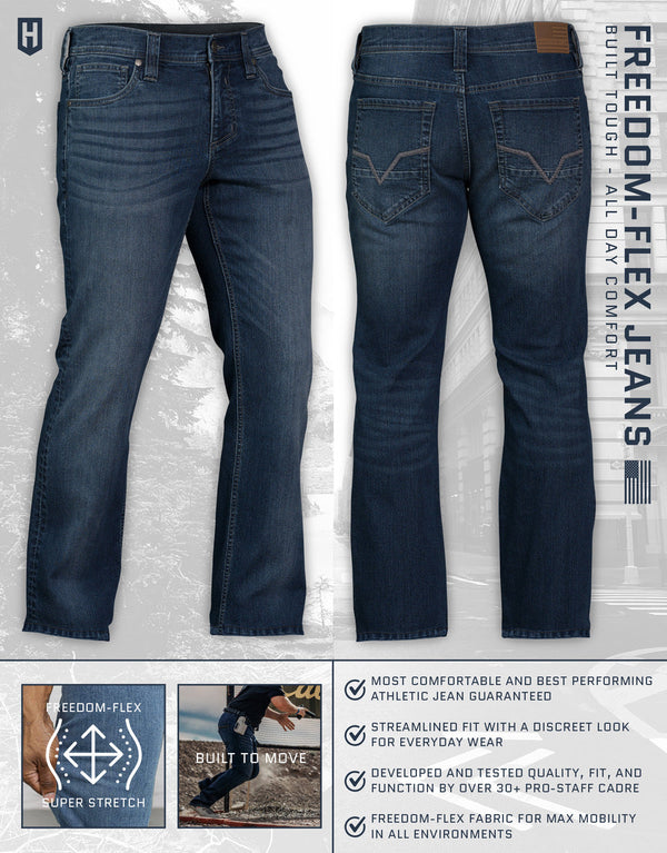 Howitzer Style Men's Denim Jean Freedom Parachute MFG