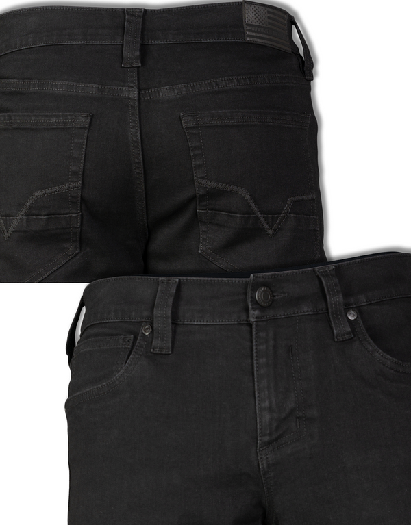 Howitzer Clothing Men's Jean Freedom Black Rinse, Inseam 32