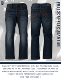 Howitzer Clothing Men's Jean Freedom People, Inseam 32