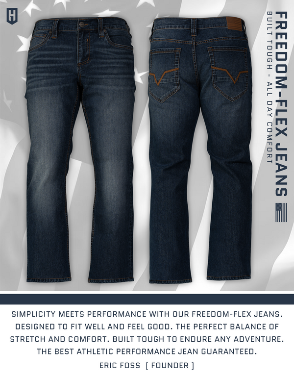 Howitzer Clothing Men's Jean Freedom People, Inseam 32