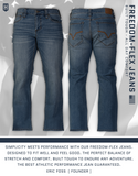 Howitzer Clothing Men's Jean Freedom Tank, Inseam 32
