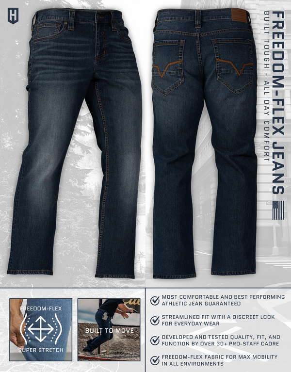 Howitzer Clothing Men's Jean Freedom People, Inseam 32