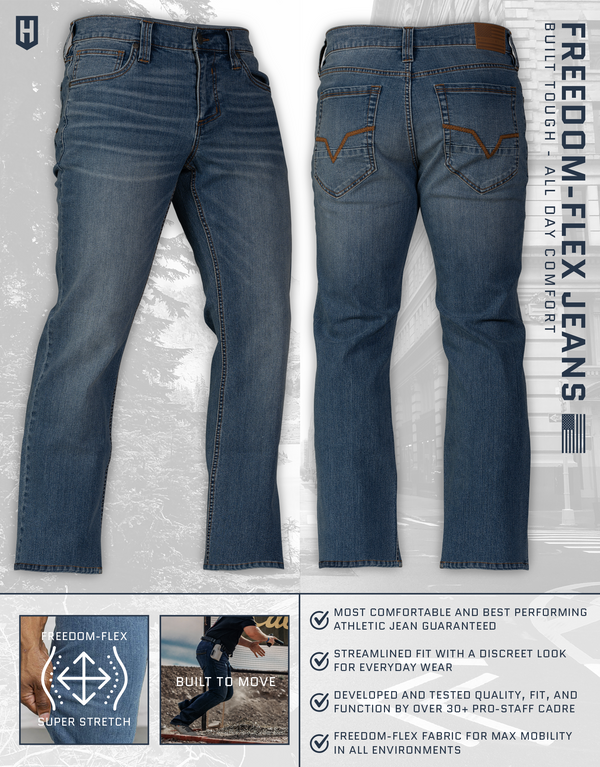 Howitzer Clothing Men's Jean Freedom Tank, Inseam 32