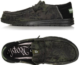 Howitzer Men's Slip-On Shoes Roam Ambush Sneakers with Camo Print Footwear