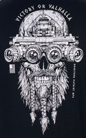 Howitzer Style Men's T-Shirt Victory or Valhalla Military Grunt MFG