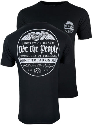 Howitzer Style Men's T-Shirt Liberty Defender Military Grunt MFG