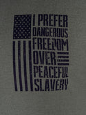 Howitzer Style Men's T-Shirt Freedom Over Military Grunt MFG