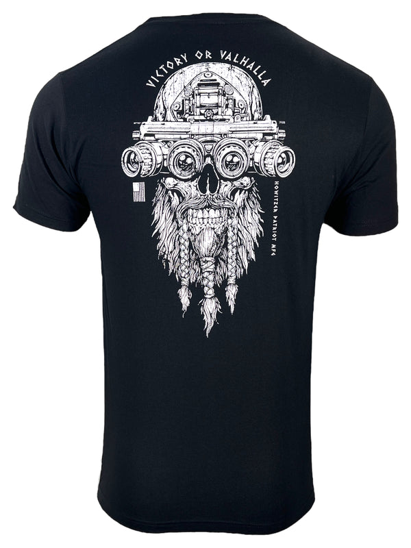 Howitzer Style Men's T-Shirt Victory or Valhalla Military Grunt MFG