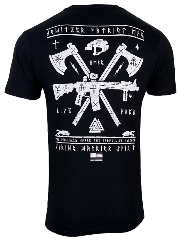 Howitzer Style Men's T-Shirt Viking Warrior Military Grunt MFG **