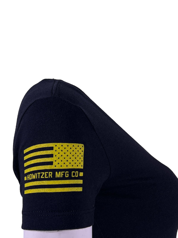 Howitzer Style Women's T-Shirt We Will Defend Military Grunt MFG =