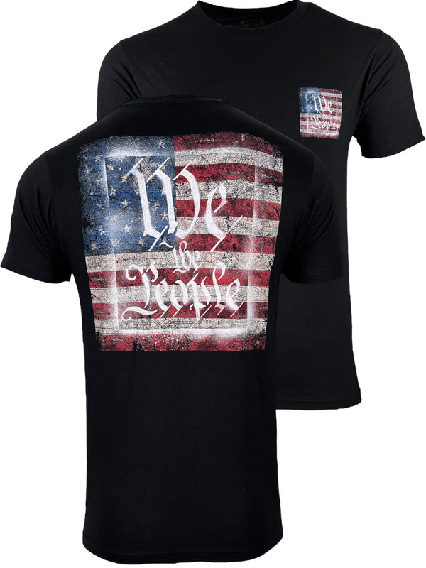 Howitzer Style Men's T-Shirt WE FLAG Military Grunt MFG