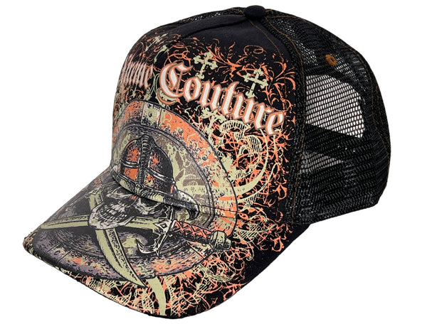 Xtreme Couture By Affliction Men's Trucker Hat Shield OF Glory Style