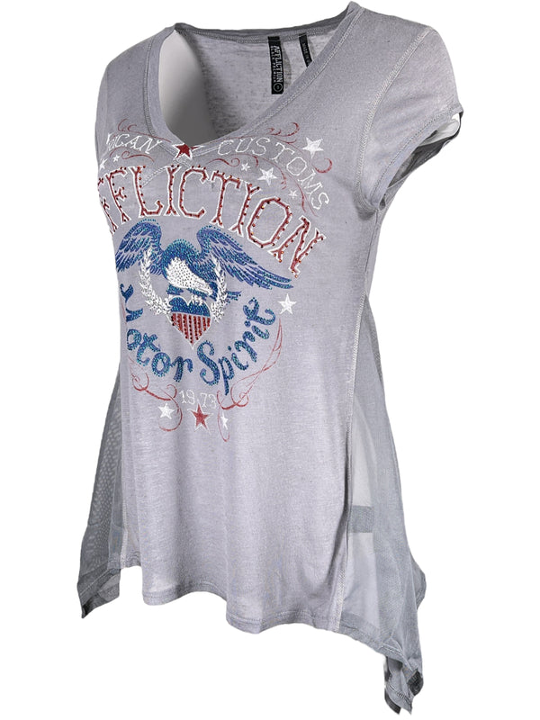 Affliction Women's T-shirt Roman  =