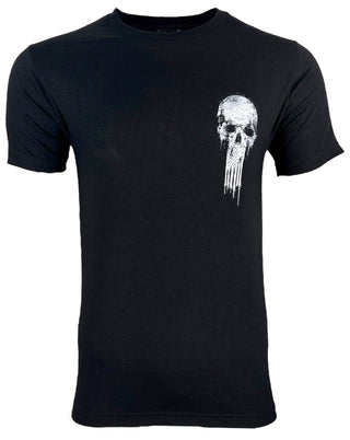 Howitzer Style Men's T-Shirt Freedom Skull Military Grunt MFG