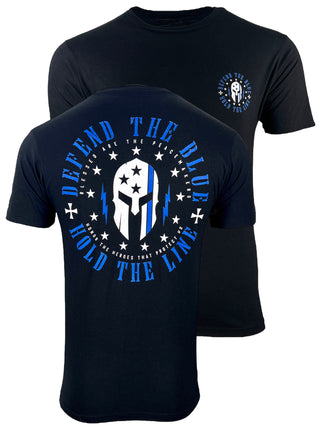 Howitzer Style Men's T-Shirt Defend The Blue Military Grunt MFG